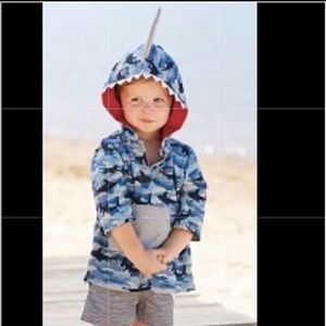 Mudpie Toddler 2t-3t shark hoodie